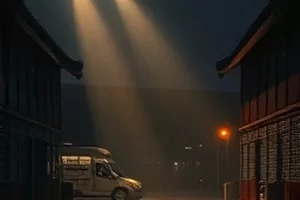 悬疑剧第九码封面,旧鞋盒里按顺序排好的九块号码牌
