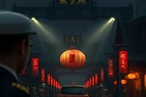 纪录片第七码头封面，清晨货运码头的吊机与堆叠集装箱