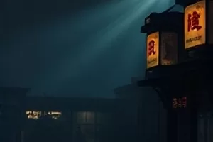 科幻片候鸟计划封面,迁徙鸟群掠过金属观测塔的天空